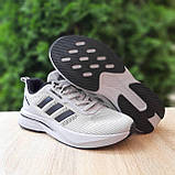 Літні текстильні сірі Чоловічі кросівки Adidas Climacool Lightstrike Pro Адідас Клімакулл, фото 8