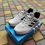 Літні текстильні сірі Чоловічі кросівки Adidas Climacool Lightstrike Pro Адідас Клімакулл, фото 9