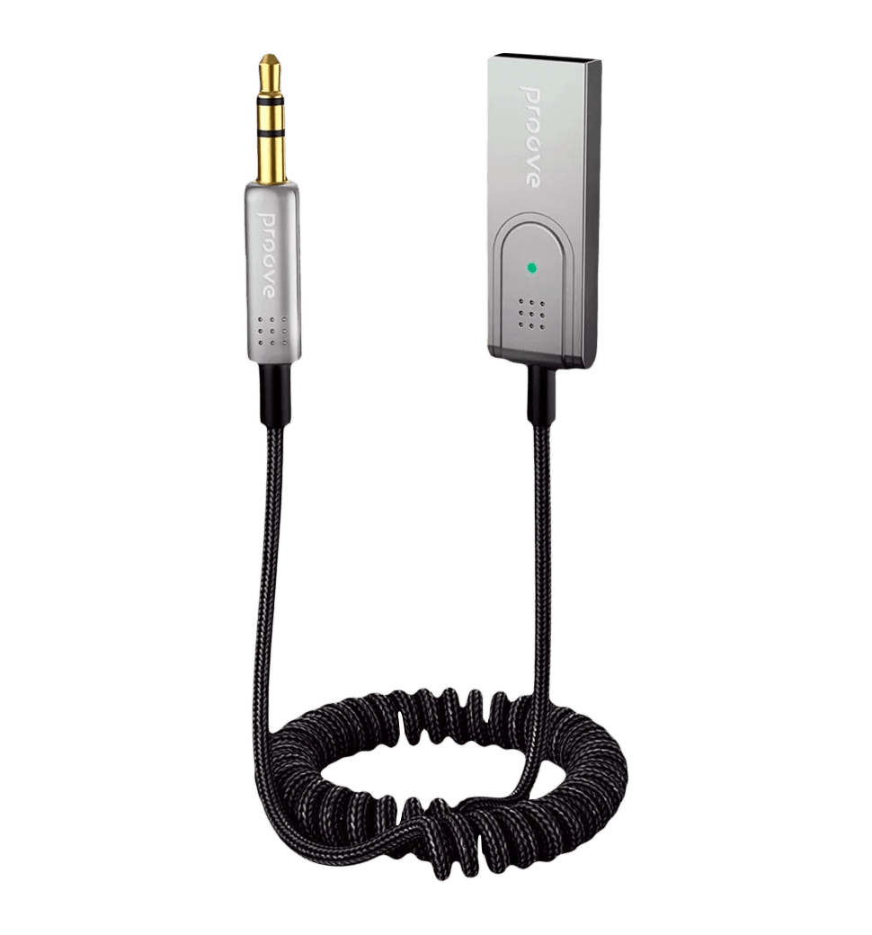 Ресивер Адаптер Proove Helix Wireless Adapter Hands Free для авто AUX 3.5 USB Bluetooth 5.3 Black