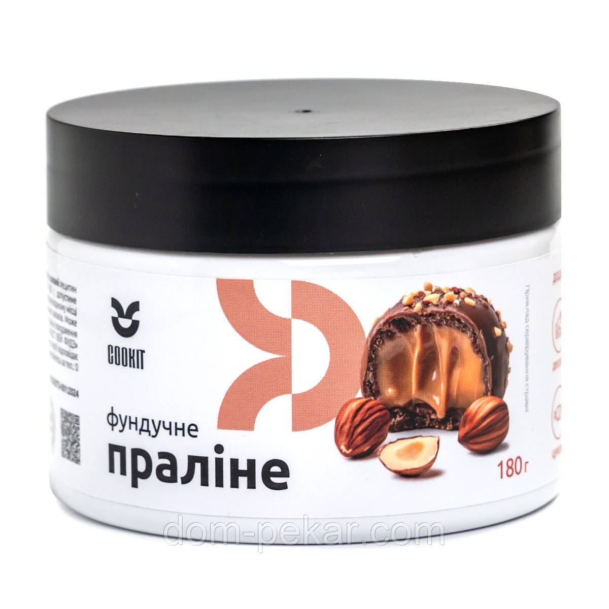 Праліне фундучне COOKIT, 180 г
