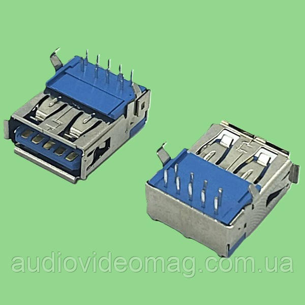 Гніздо USB USB 3.0 з кріпленням на плату, фото 1