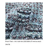 Пряжа спушений меринос Hulk Pinori filati молочний, 238 грамів, фото 3