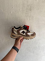 Жіночі замшеві кросівки New Balance 530 Dark Mushroom / Демісезонні Нью Беланс 530
