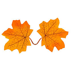 Штучне кленове листя "Золота осінь", помаранчеве, 250 г Solar Moon
