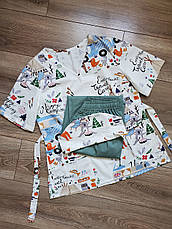 Принтована хірургічна кофта/куртка "Веселий кемпінг", фото 5