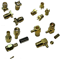 01-21-000. Роз'єми, перехідники SMA, SMB, MCX, MMCX