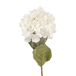 Квітка новорічна 66 см біла Solar Moon