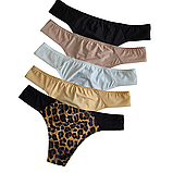 Трусики стрінги  Acousma з сіточкою 1 шт Розміри M L XL, фото 2