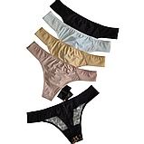 Трусики стрінги  Acousma з сіточкою 1 шт Розміри M L XL, фото 4