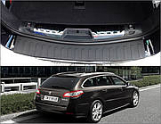 Захисна накладка на задній бампер для Peugeot 508 SW 2010-2018