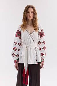 Жіноча вишиванка MEREZHKA "Квітка Цісик" колекція Натхненні