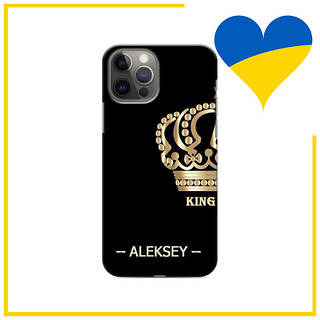 Чехол с моим именем ЛЕХА для iPhone 12 Pro / Чехлы ALEXEY на 12 Pro