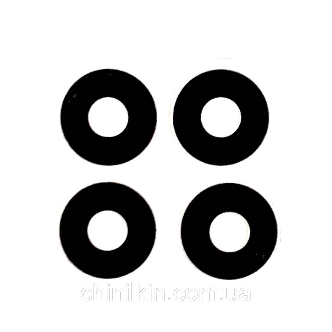 Скло камери для Realme 8i (комплект) Black, фото 1