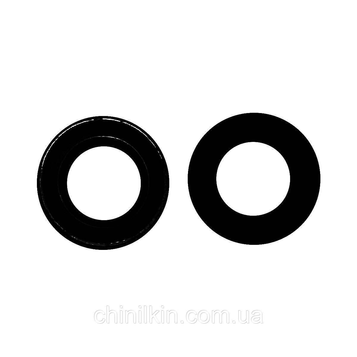 Скло камери для Xiaomi Mi 6 (комплект) Black, фото 1