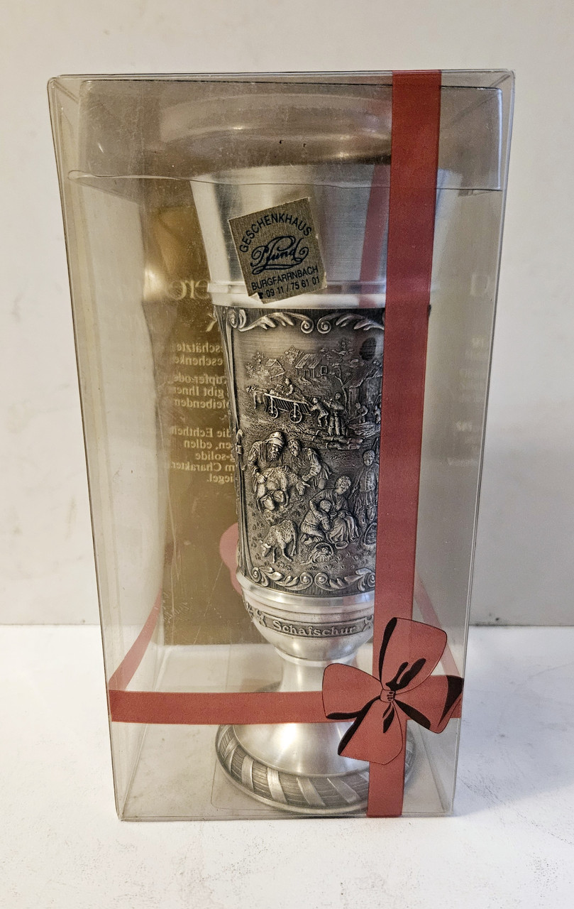 Високий олов'яний винний келих Благополуччя, фото 1