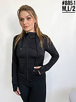 Жіночий рашгард на блискавці розмірний ряд M L