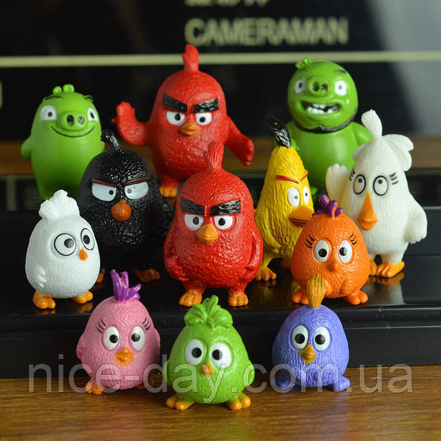 Фігурки колекційні Angry birds 12 шт./комплект.