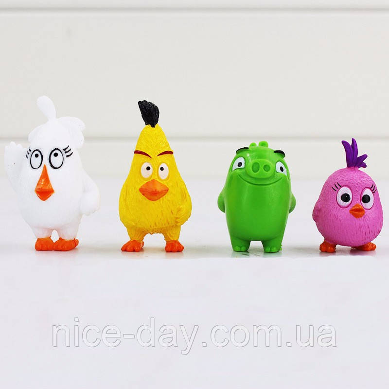Фігурки колекційні Angry birds 12 шт./комплект. - фото 5 - id-p472733855