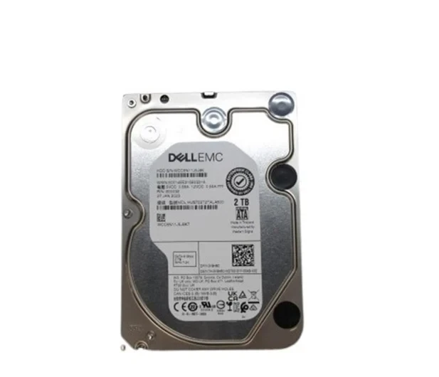 Серверний диск Dell 2TB 7.2K RPM SATA 6Gbps 512n 3.5in Cabled Hard Drive T160, фото 1