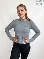 Рашгард жіночій на блискавці розмірний ряд XL 2XL