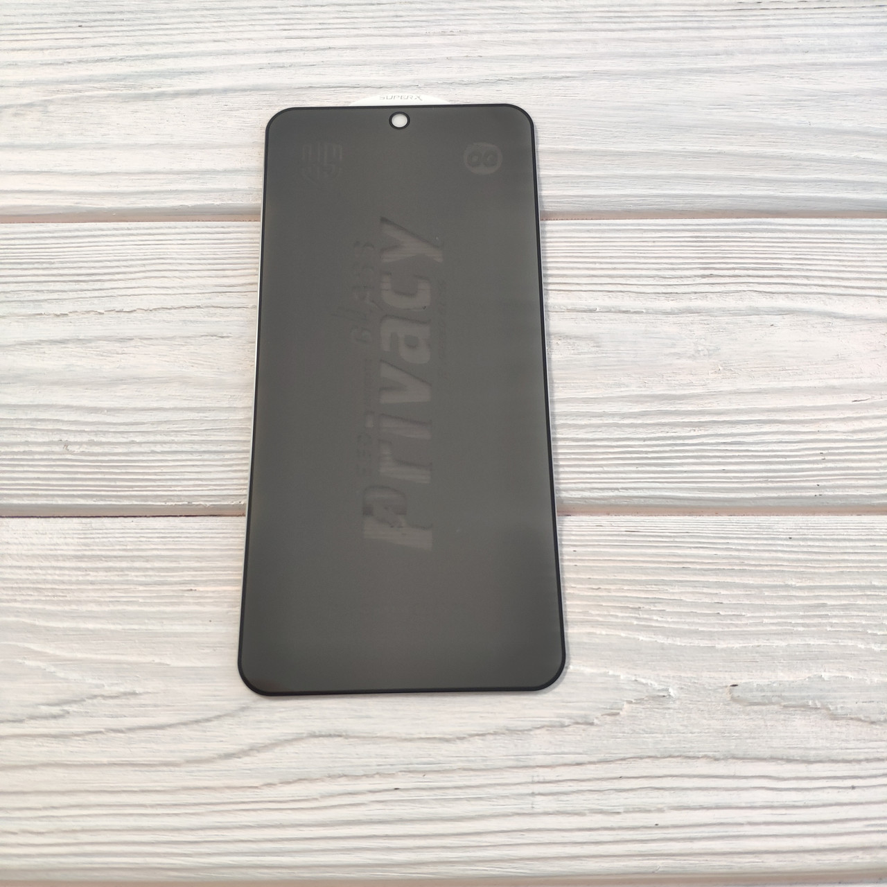 Захисне скло Антишпигун для Samsung Galaxy A56 5G / A566 Full Glue Чорне, фото 1