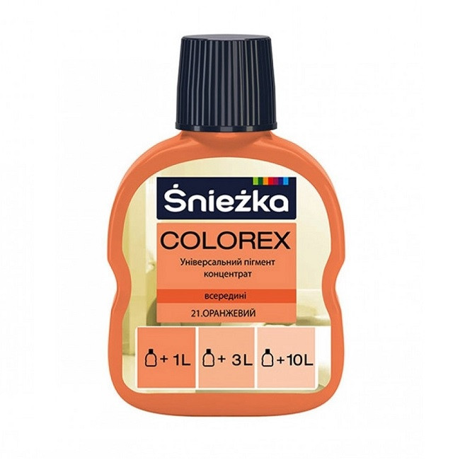 Барвник Sniezka Colorex 21 помаранчевий 100 мл, фото 1