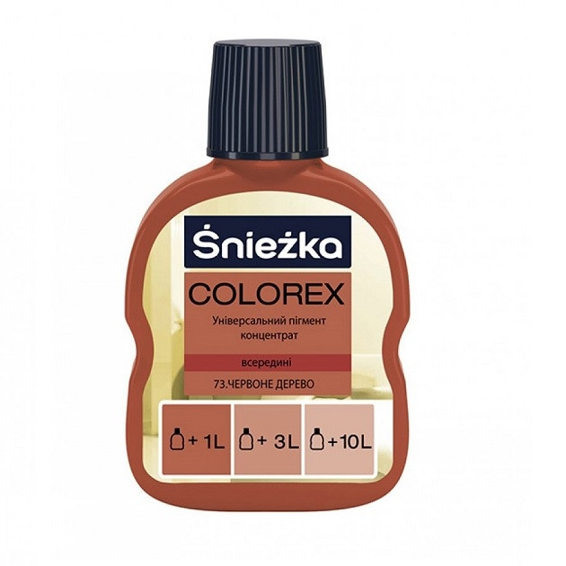 Барвник Sniezka Colorex 73 червоне дерево 100 мл, фото 1