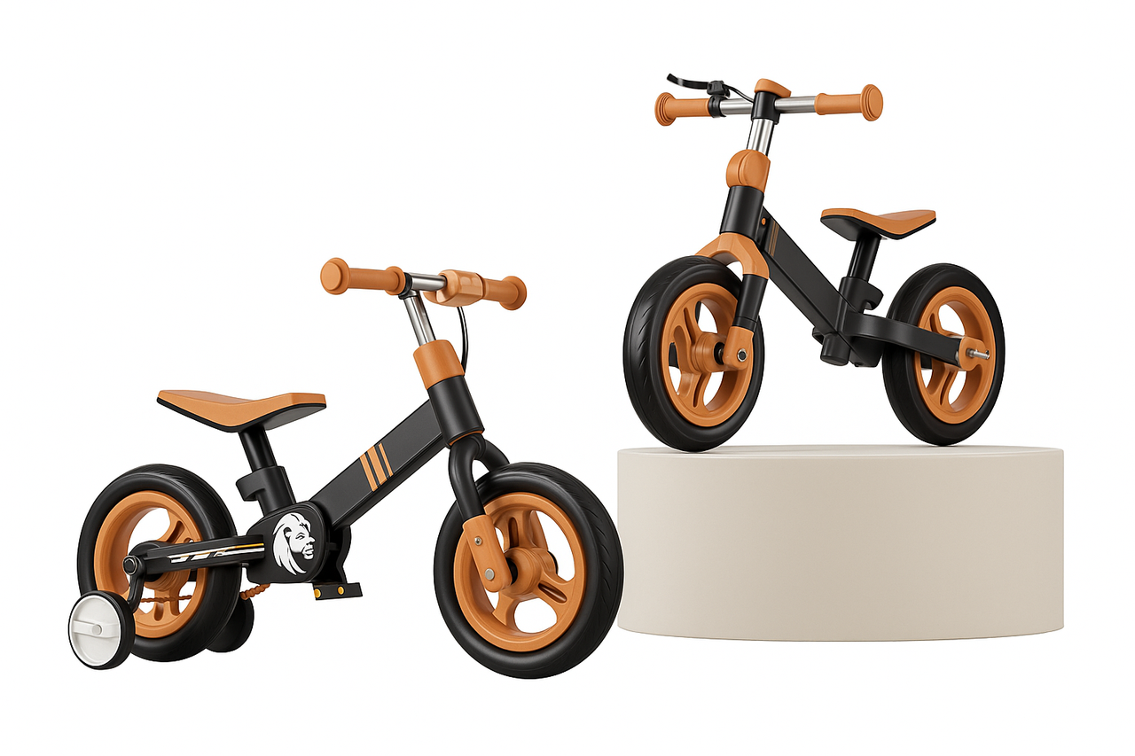 Дитячий велосипед-біговел 2 в 1 FD-58 з додатковим колесом для навчання, фото 1