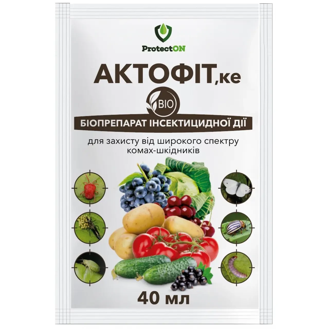 ІНСЕКТИЦИД АКТОФІТ 0.2% 40 МЛ PROTECTON, фото 1