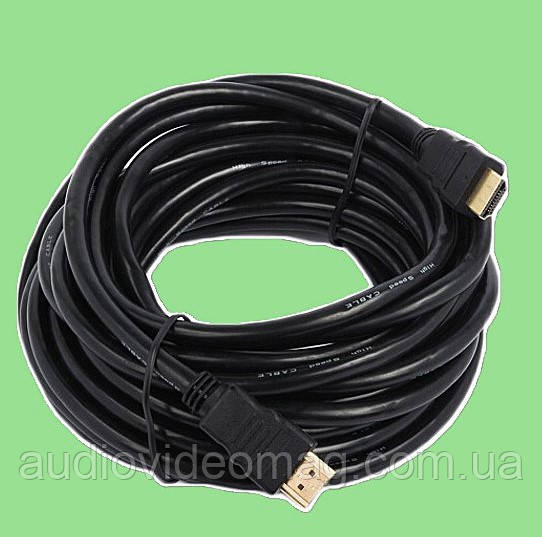 Кабель HDMI, ver. 1.4, довжина 7,5 метрів, колір чорний, фото 1