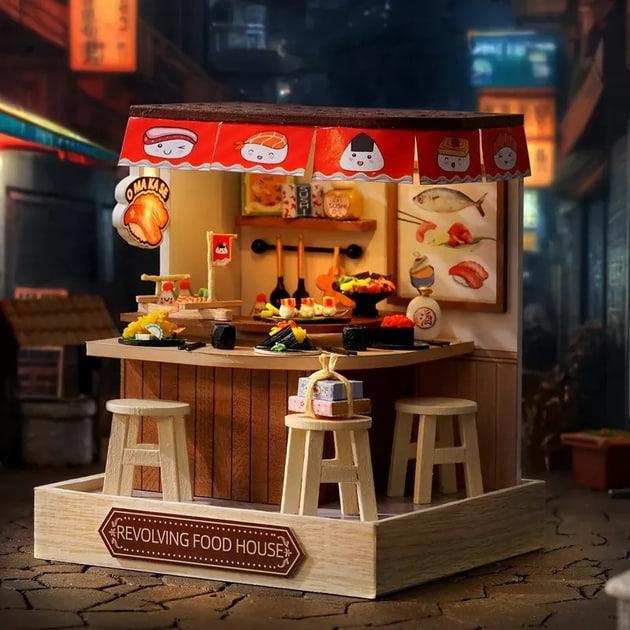 Конструктор 3D DIY Румбокс Обертовий будинок їжі Revolving Food House"QT-088"