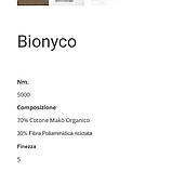 Пряжа шнурок органічна бавовна Bionyco Filpucci молочний, 100 грамів, фото 3