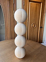 Меблеві ніжки з дерева  для столу кулі великого діаметру H.603 D.153 / Високі Кулі - 4