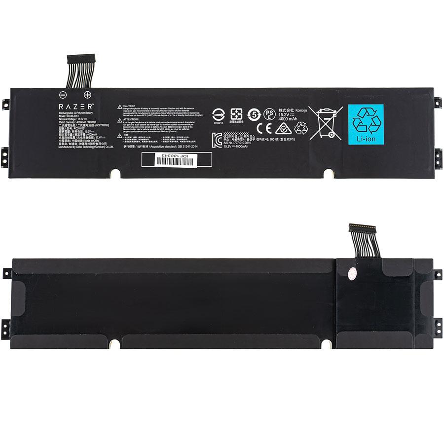 Оригінальна батарея для ноутбука RAZER RZ09-351 (Blade 15 Base 2021) 15.2V 4000mAh 60.8Wh Black, фото 1
