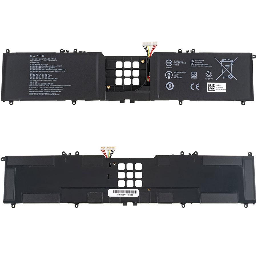 Оригінальна батарея для ноутбука RAZER RC30-0423 (Blade 17 RTX 3080 Ti, Blade 17 Early 2022) 15.4V 5329mAh 82Wh Black, фото 1