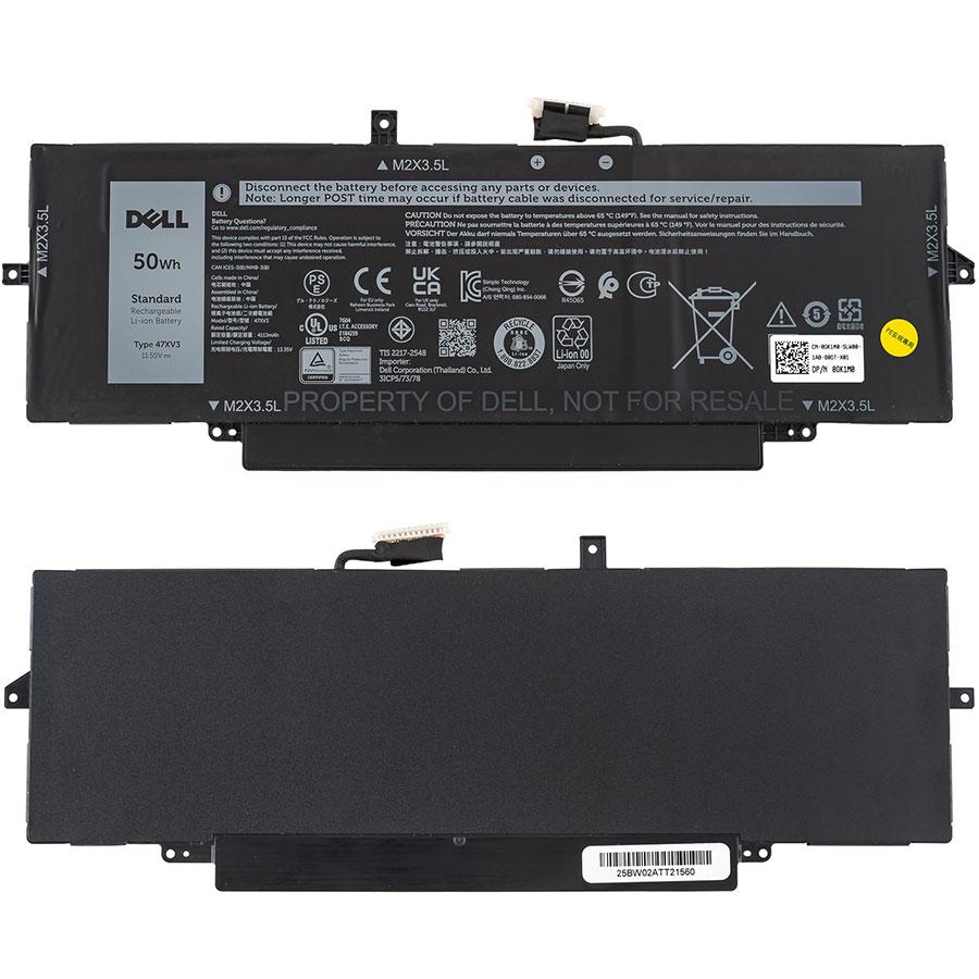 Оригінальна батарея для ноутбука DELL 05Y3T9 (Latitude 9330) 11.55V, 50W, Black, фото 1