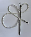 Кукан Виноградова з подовженою голкою шнур в силіконі на гвинтах МGSKV2-G-L, фото 3