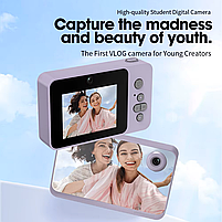 Цифровий фотоапарат Benjie X60 1080P 32GB 2.4" 48мп камера, фото 5