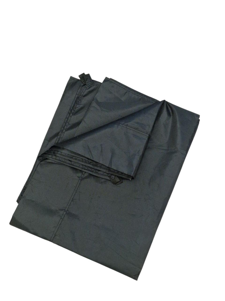 Тент для намету чорний 320х320 см, підстилка-дно для намету, фото 1