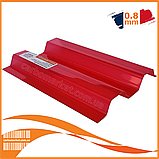 ПВХ профільований синій ONDEX Ecolux Greca 70/18 трапеція 1095Х3000Х0.8мм Франція, фото 6