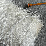 Пряжа травка Sauvage Lanificio dell Olivo світлий молочний, 320 грамів, фото 3