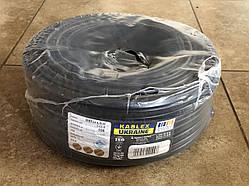 Електричний мідний моножильний силовий дріт ВВГнг-LS-П 3х2.5 мм L = 100 м напруга 0,66 кВ (KABLEX-Одеса)