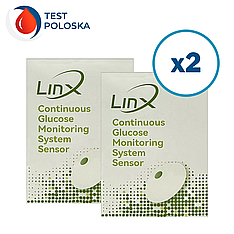 Сенсор LinX CGM (Лінкс) — Aidex X 2 уп.