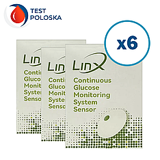 Сенсор LinX CGM (Лінкс) — Aidex X 6 уп.