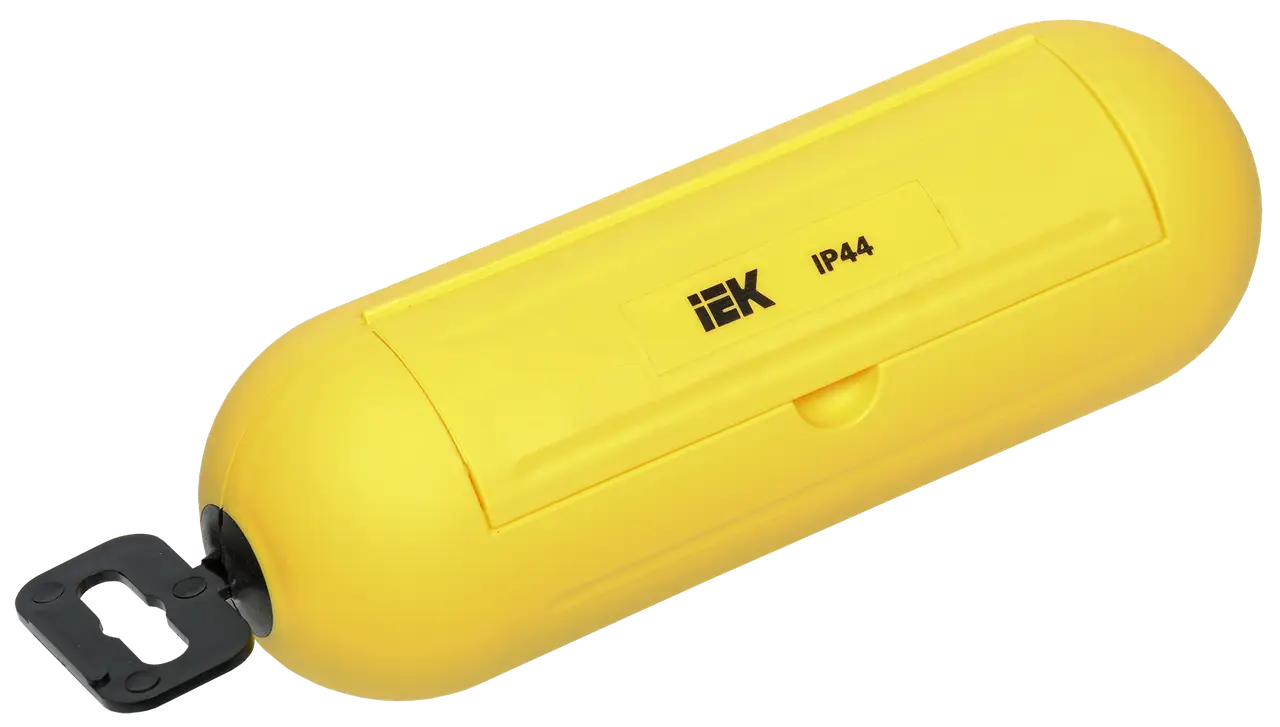 Бокс для захисту кабельного з'єднання IP44 жовтий IEK, фото 1