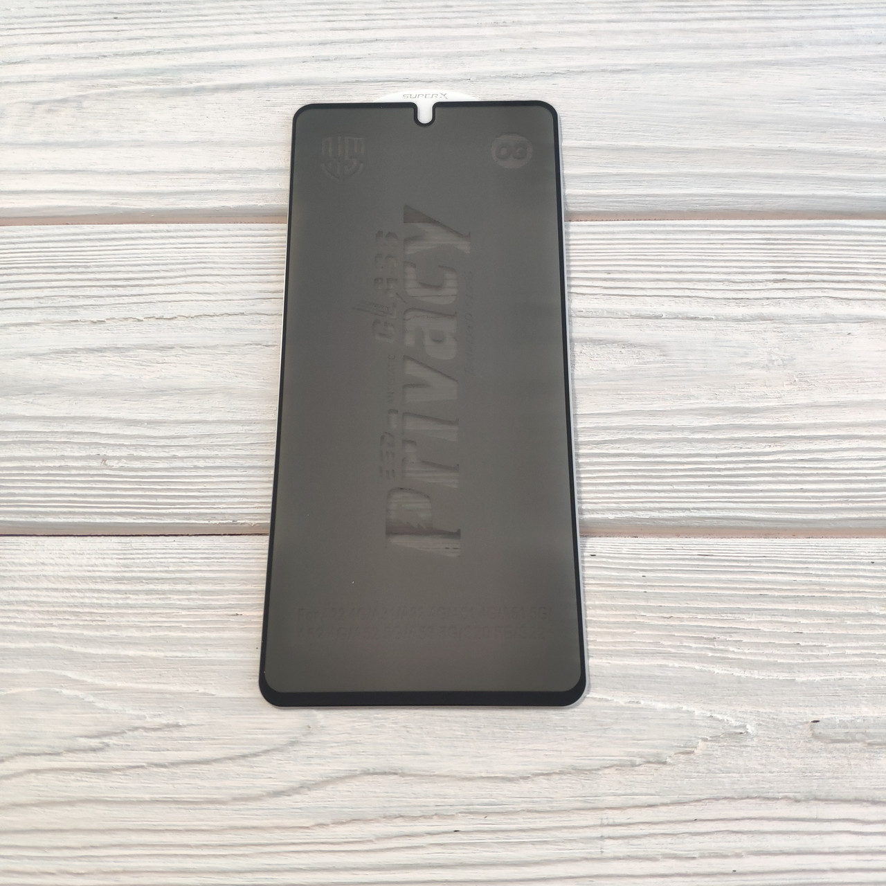 Захисне скло Антишпигун на Samsung Galaxy A31 / A315 Full Glue Чорне