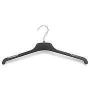 Вішалки RESTEQ з металевим поворотним гачком 35 см — міцні пластикові тремпелі з зачепами для жіночого та дитячого одягу