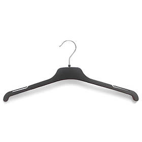 Вішалки RESTEQ з металевим поворотним гачком 35 см — міцні пластикові тремпелі з зачепами для жіночого та дитячого одягу