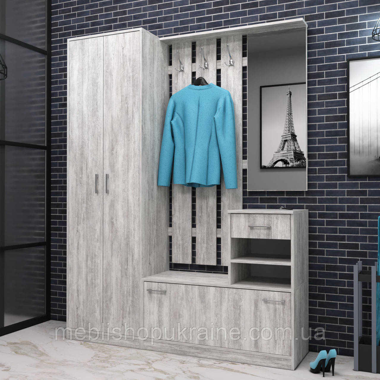 Гарнітур для передпокою. Шириною 160 см., фото 1