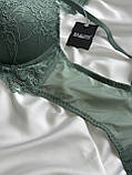 Комплект жіночої спідньої білизни Balaloum 9456 оливковий, фото 4